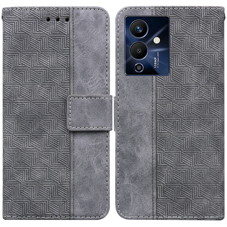 For Infinix Note 12 Pro 5G Geometric Embossed Flip Leather Phone Case