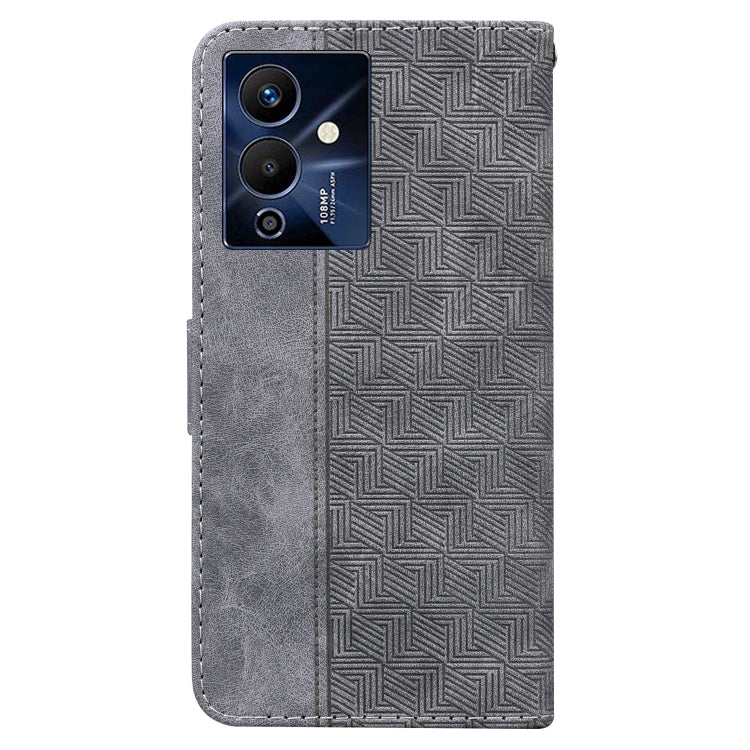 For Infinix Note 12 Pro 5G Geometric Embossed Flip Leather Phone Case