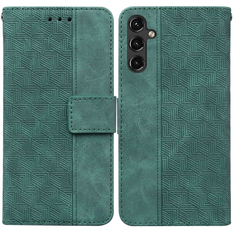 For Samsung Galaxy A14 5G Geometric Embossed Flip Leather Phone Case