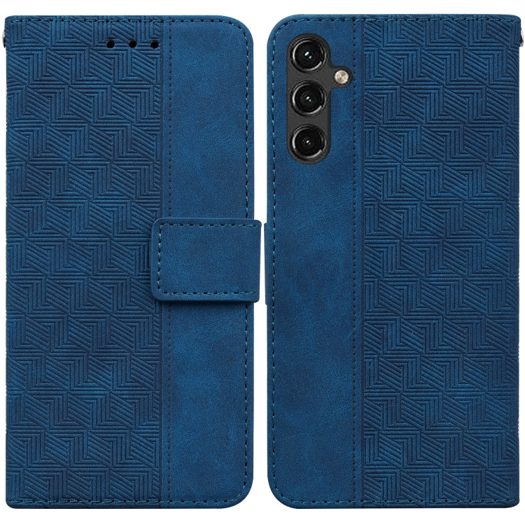 For Samsung Galaxy A14 5G Geometric Embossed Flip Leather Phone Case