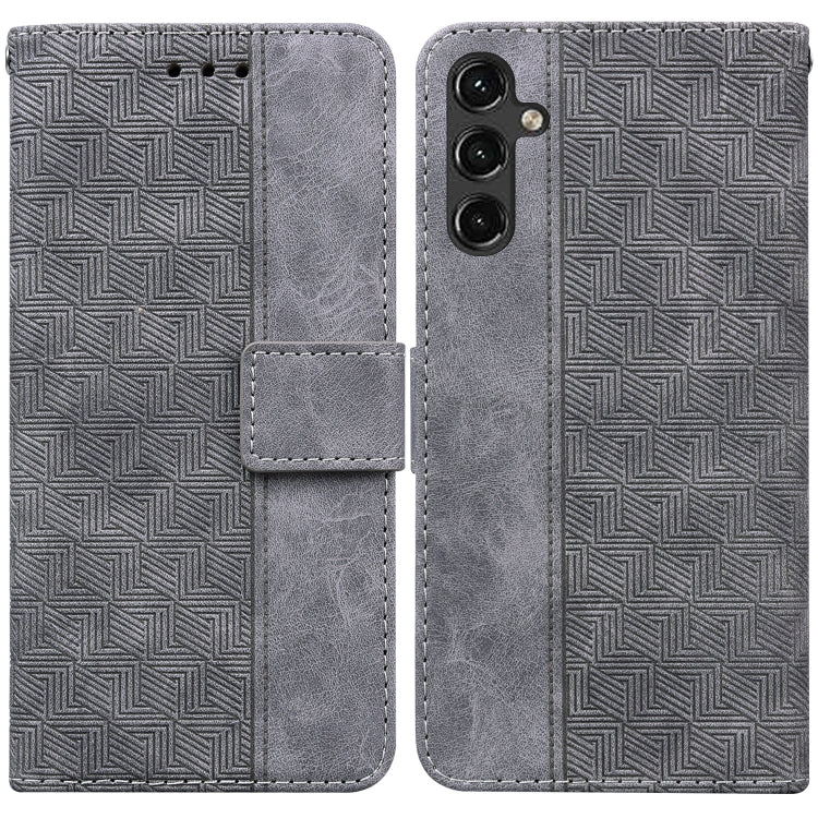 For Samsung Galaxy A14 5G Geometric Embossed Flip Leather Phone Case