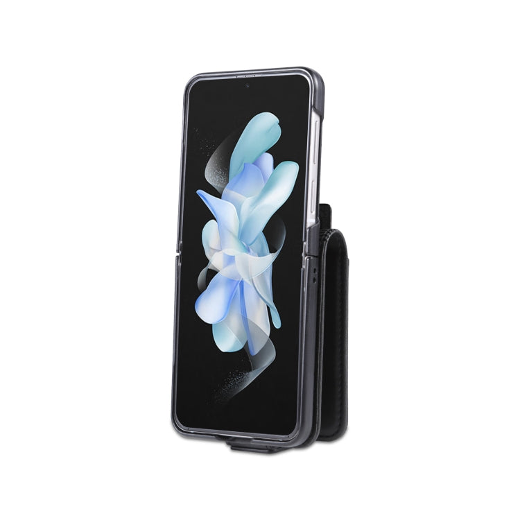 For Samsung Galaxy Z Flip4 5G AZNS Magnetic Calf Texture Flip Leather Phone Case