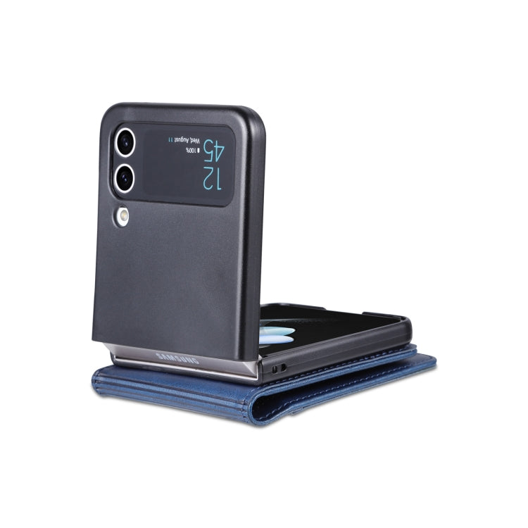 For Samsung Galaxy Z Flip4 5G AZNS Magnetic Calf Texture Flip Leather Phone Case