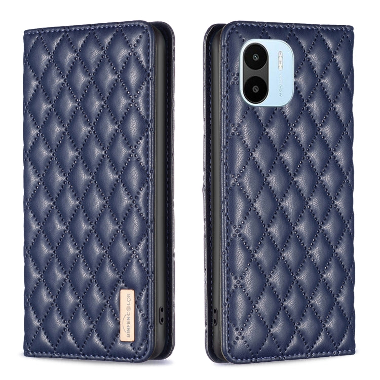 For Xiaomi Redmi A1 / A1+ Diamond Lattice Magnetic Leather Flip Phone Case