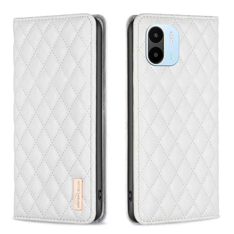 For Xiaomi Redmi A1 / A1+ Diamond Lattice Magnetic Leather Flip Phone Case