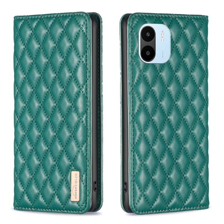 For Xiaomi Redmi A1 / A1+ Diamond Lattice Magnetic Leather Flip Phone Case