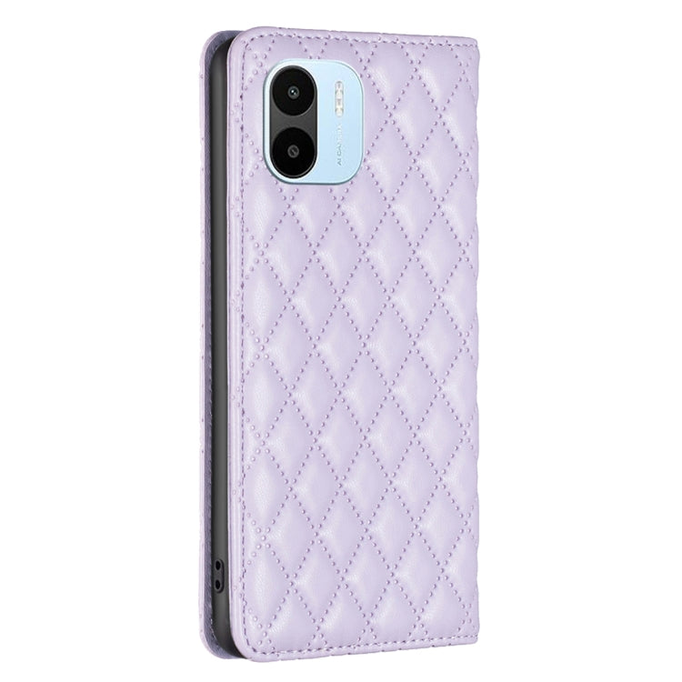 For Xiaomi Redmi A1 / A1+ Diamond Lattice Magnetic Leather Flip Phone Case