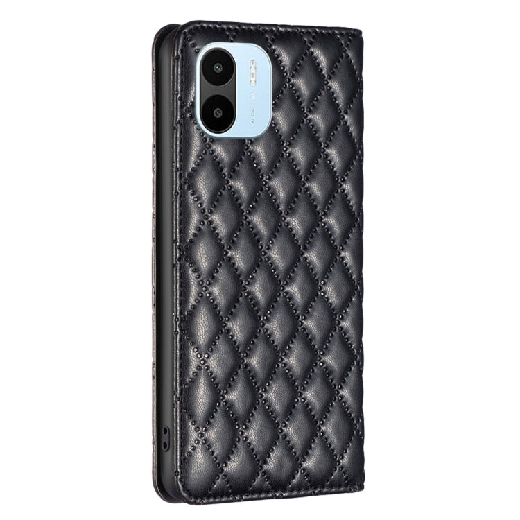 For Xiaomi Redmi A1 / A1+ Diamond Lattice Magnetic Leather Flip Phone Case