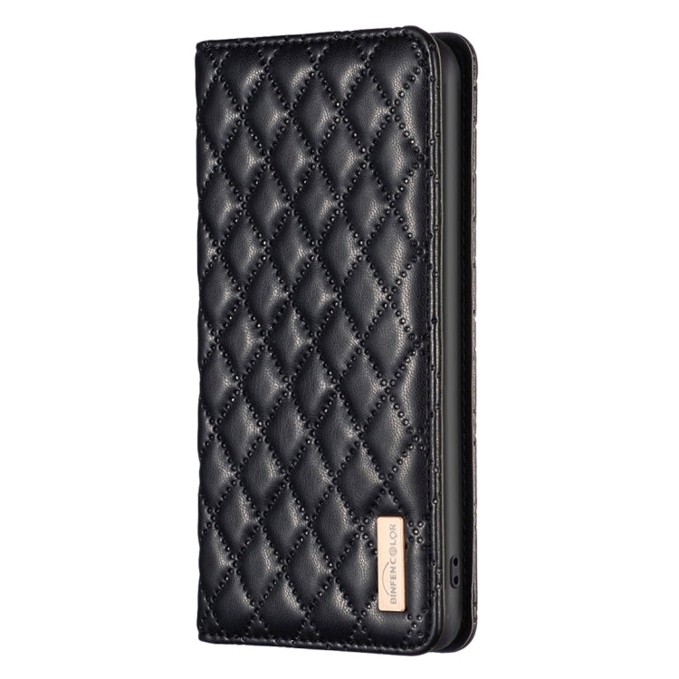 For Xiaomi 12 Diamond Lattice Magnetic Leather Flip Phone Case
