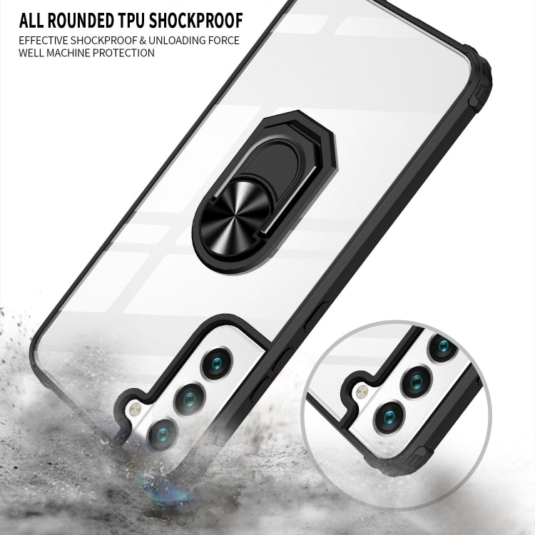 For Samsung Galaxy S23+ 5G Shockproof Transparent TPU + Acrylic Phone Case