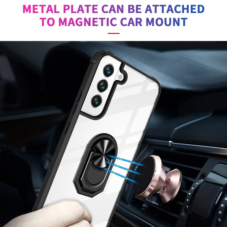For Samsung Galaxy S23+ 5G Shockproof Transparent TPU + Acrylic Phone Case
