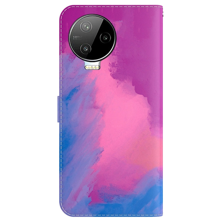 For Infinix Note 12 Pro 4G Watercolor Pattern Flip Leather Phone Case