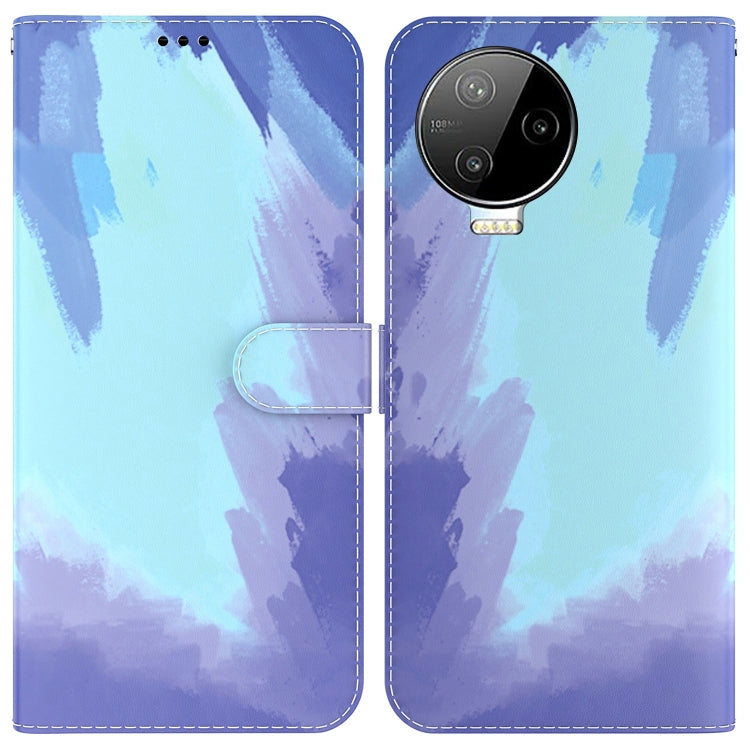 For Infinix Note 12 Pro 4G Watercolor Pattern Flip Leather Phone Case
