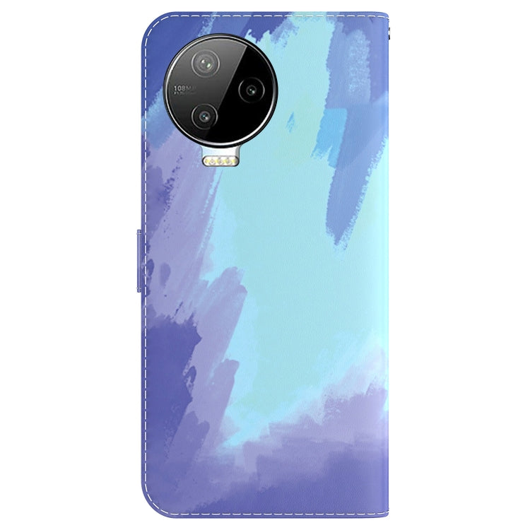 For Infinix Note 12 Pro 4G Watercolor Pattern Flip Leather Phone Case