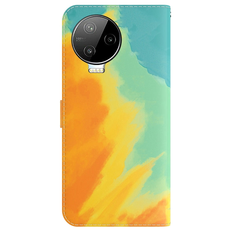 For Infinix Note 12 Pro 4G Watercolor Pattern Flip Leather Phone Case