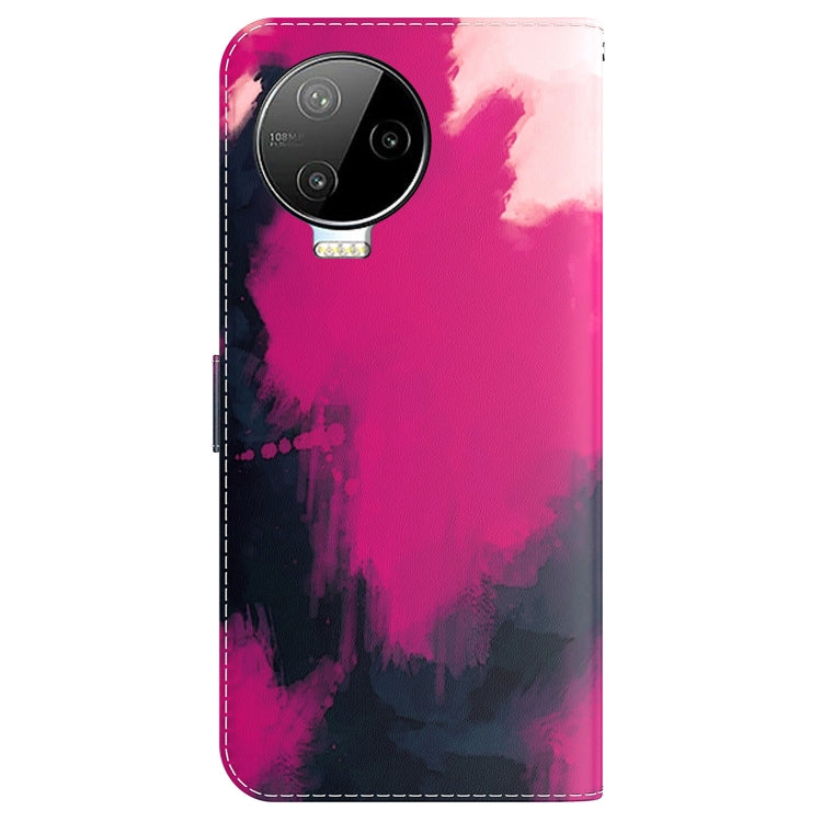 For Infinix Note 12 Pro 4G Watercolor Pattern Flip Leather Phone Case