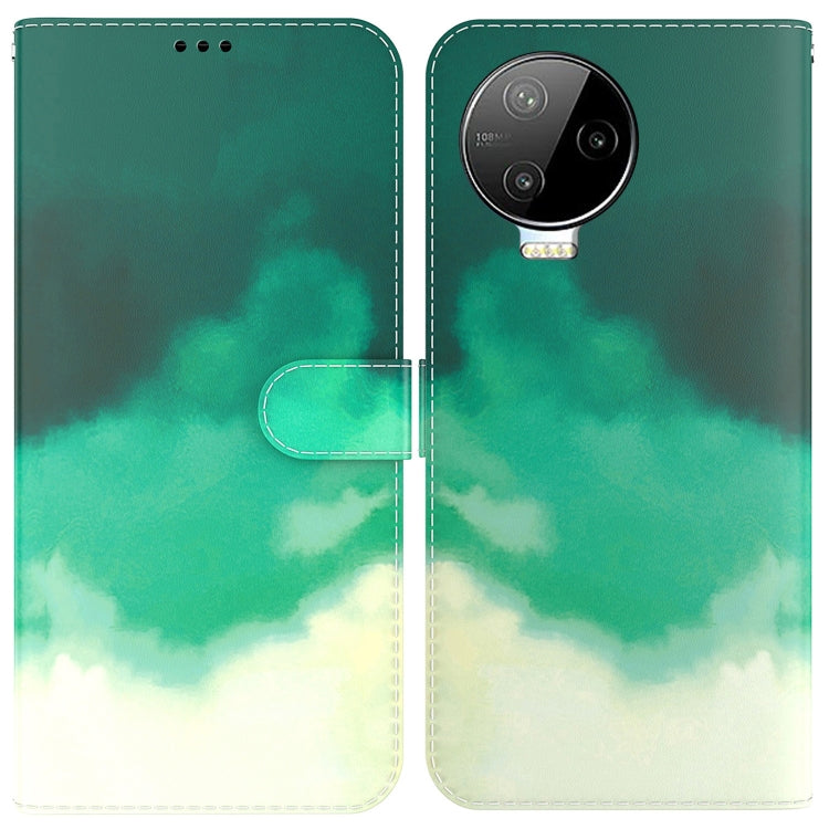 For Infinix Note 12 Pro 4G Watercolor Pattern Flip Leather Phone Case