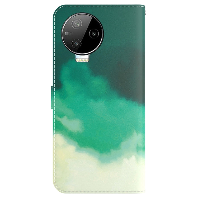 For Infinix Note 12 Pro 4G Watercolor Pattern Flip Leather Phone Case