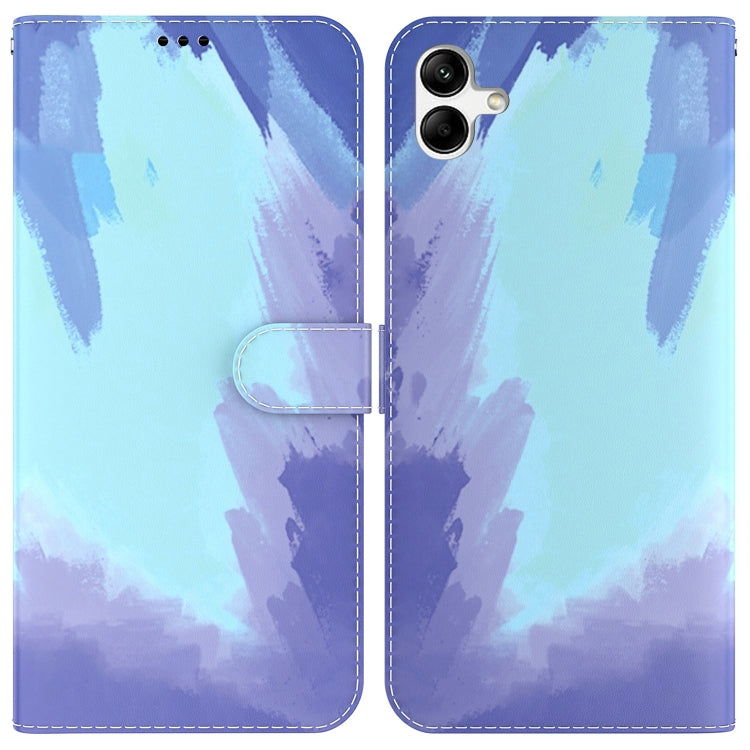 For Samsung Galaxy A04/M13 5G Watercolor Pattern Flip Leather Phone Case