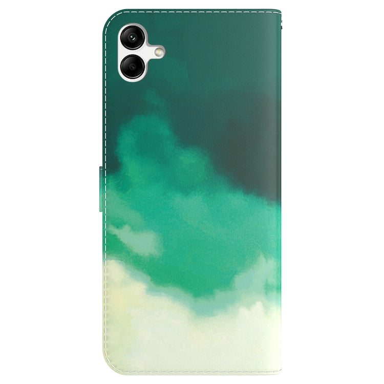 For Samsung Galaxy A04/M13 5G Watercolor Pattern Flip Leather Phone Case