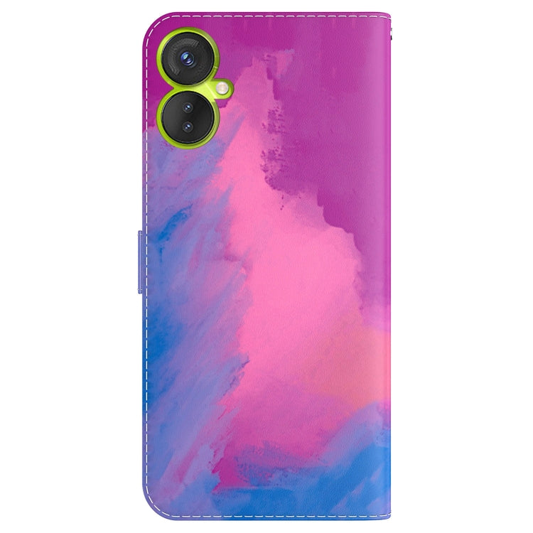For Tecno Camon 19 Neo Watercolor Pattern Flip Leather Phone Case