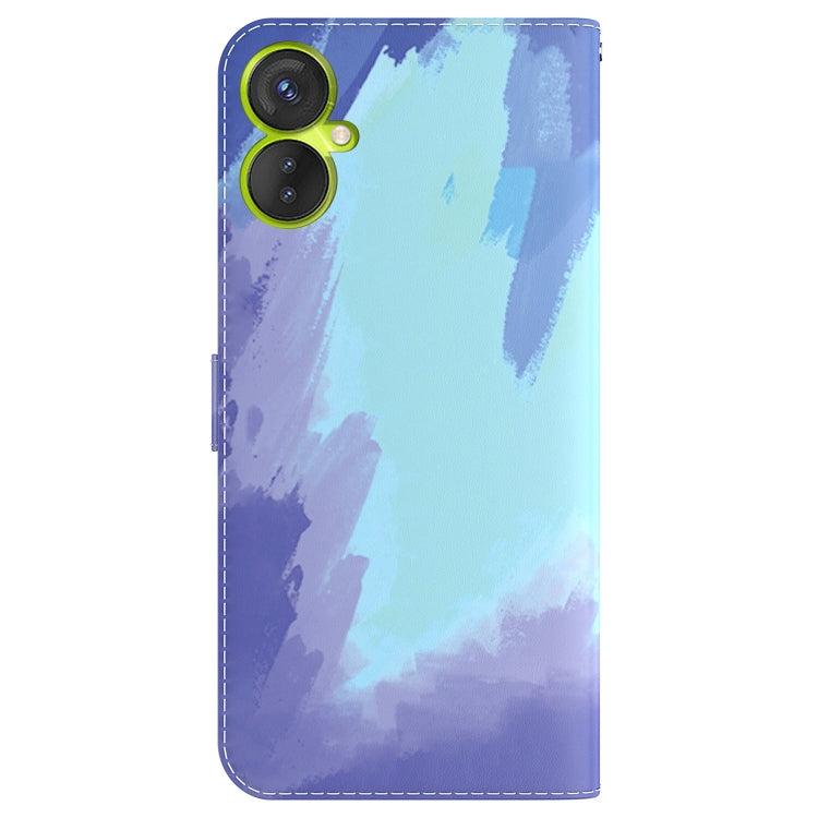For Tecno Camon 19 Neo Watercolor Pattern Flip Leather Phone Case