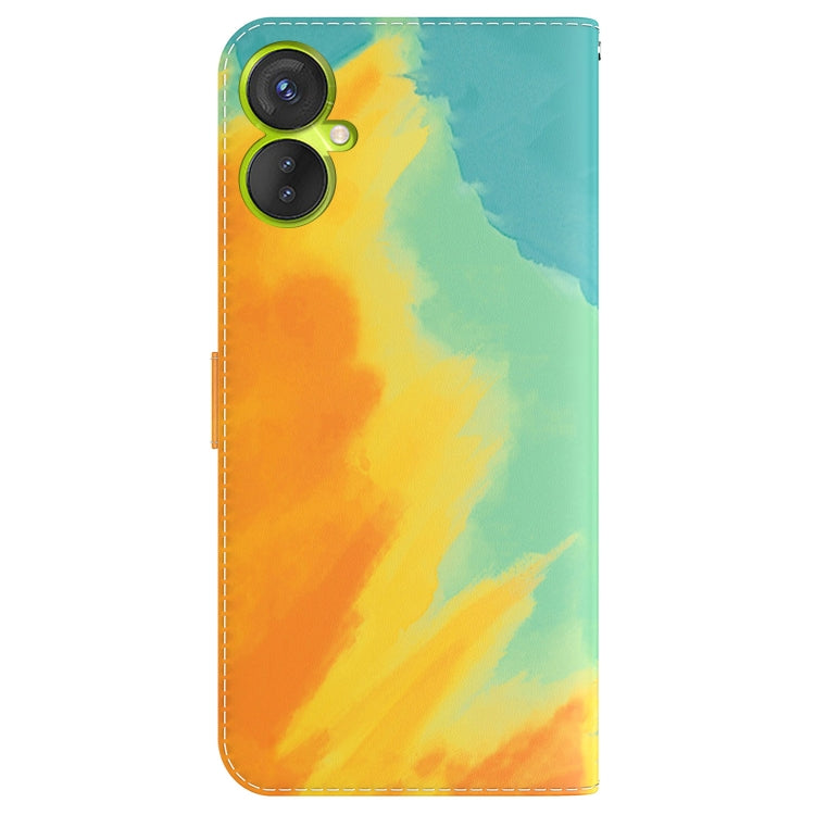 For Tecno Camon 19 Neo Watercolor Pattern Flip Leather Phone Case
