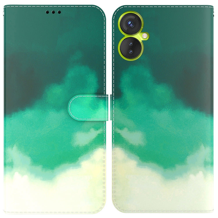 For Tecno Camon 19 Neo Watercolor Pattern Flip Leather Phone Case