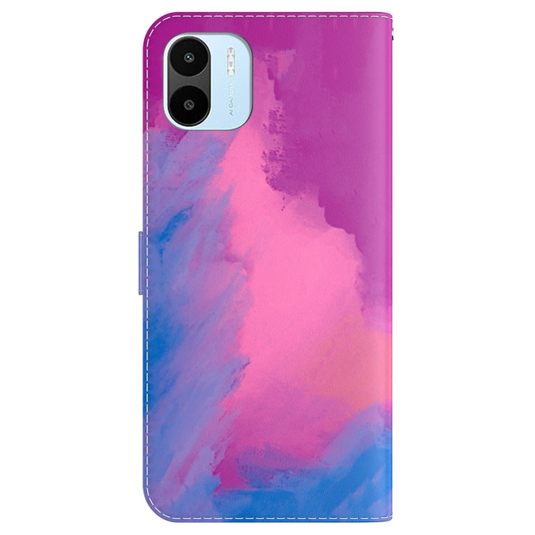 For Xiaomi Redmi A1 Watercolor Pattern Flip Leather Phone Case
