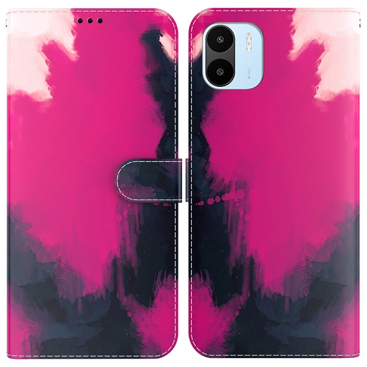For Xiaomi Redmi A1 Watercolor Pattern Flip Leather Phone Case
