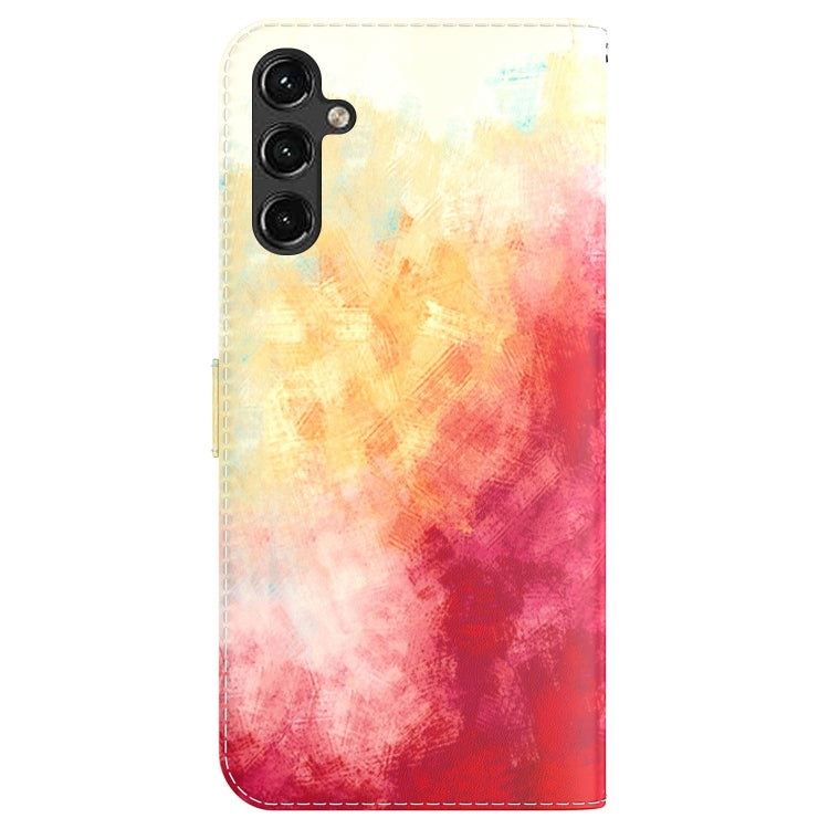 For Samsung Galaxy A14 5G Watercolor Pattern Flip Leather Phone Case