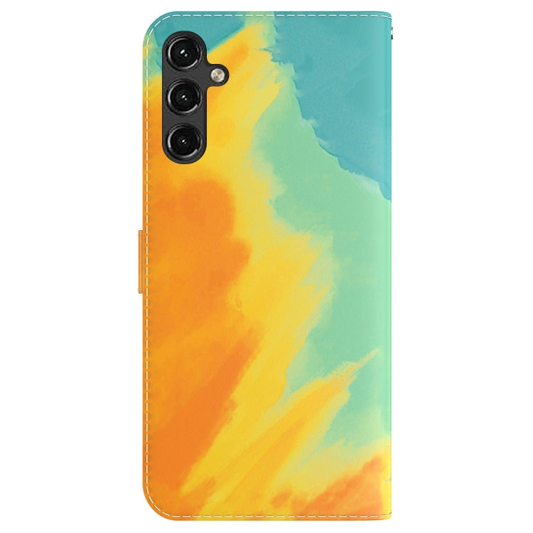 For Samsung Galaxy A14 5G Watercolor Pattern Flip Leather Phone Case