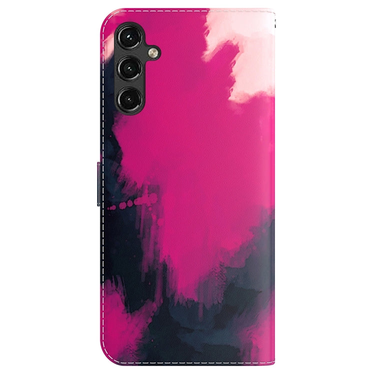For Samsung Galaxy A14 5G Watercolor Pattern Flip Leather Phone Case