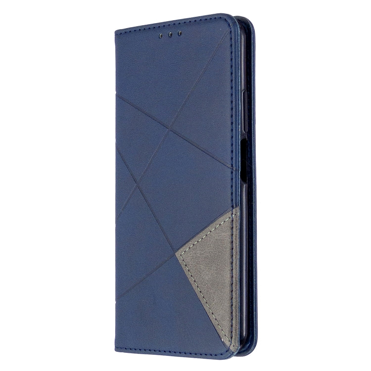 For Huawei Honor 20S Rhombus Texture Horizontal Flip Magnetic Leather Case with Holder & Card Slots & Wallet