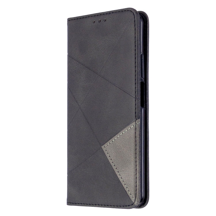 For Huawei Honor 20S Rhombus Texture Horizontal Flip Magnetic Leather Case with Holder & Card Slots & Wallet