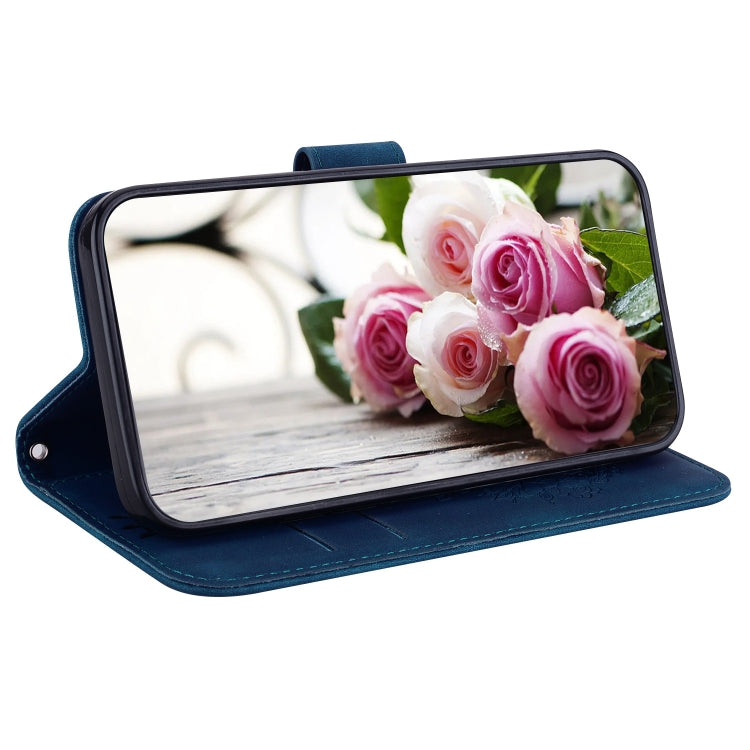 For Tecno Camon 19 Neo Butterfly Rose Embossed Leather Phone Case