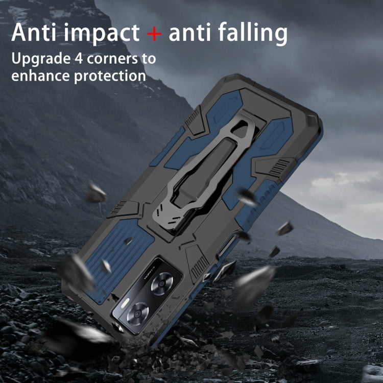 For OPPO A57 4G Armor Warrior Shockproof PC + TPU Phone Case