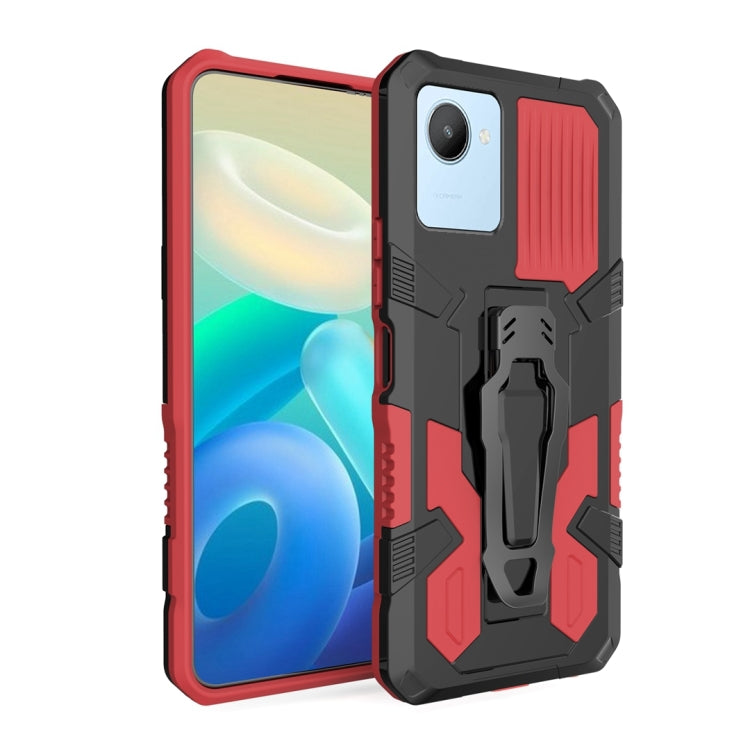 For Realme C30 Armor Warrior Shockproof PC + TPU Phone Case