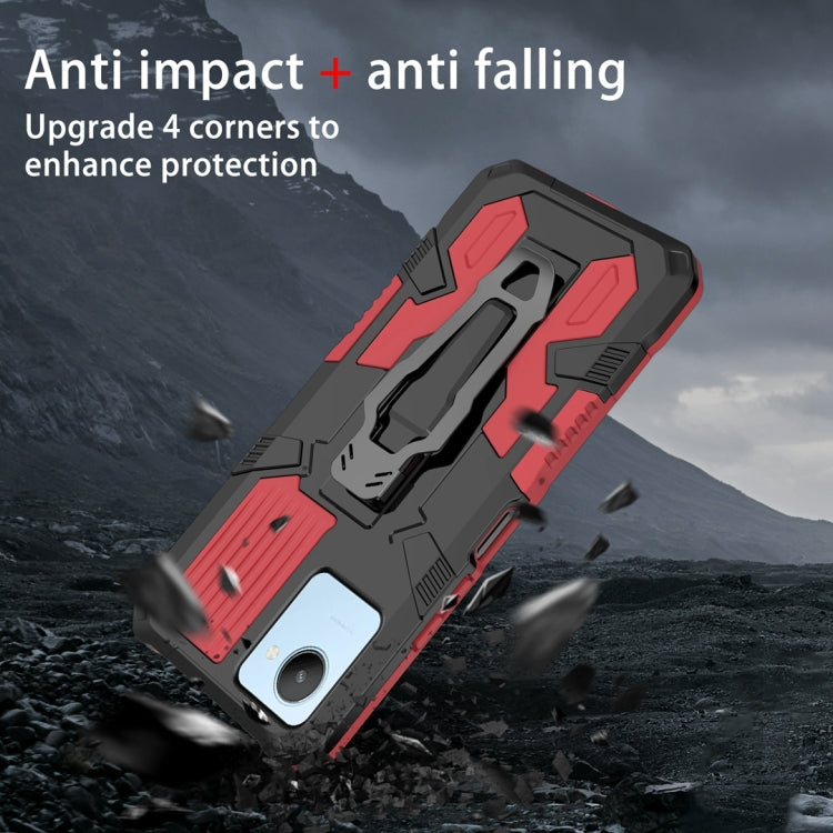 For Realme C30 Armor Warrior Shockproof PC + TPU Phone Case