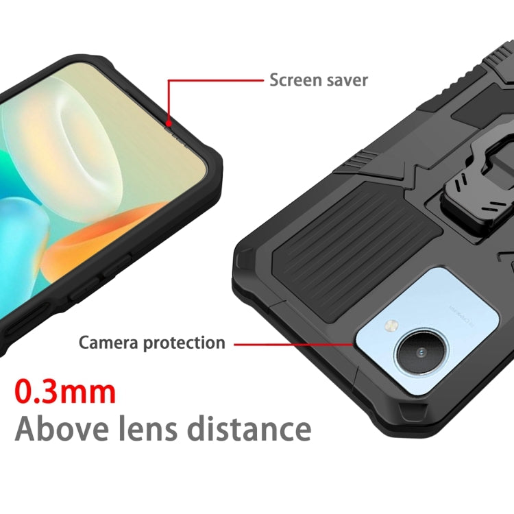 For Realme C30 Armor Warrior Shockproof PC + TPU Phone Case