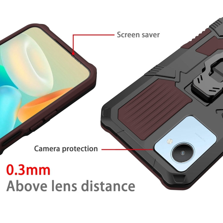 For Realme C30 Armor Warrior Shockproof PC + TPU Phone Case