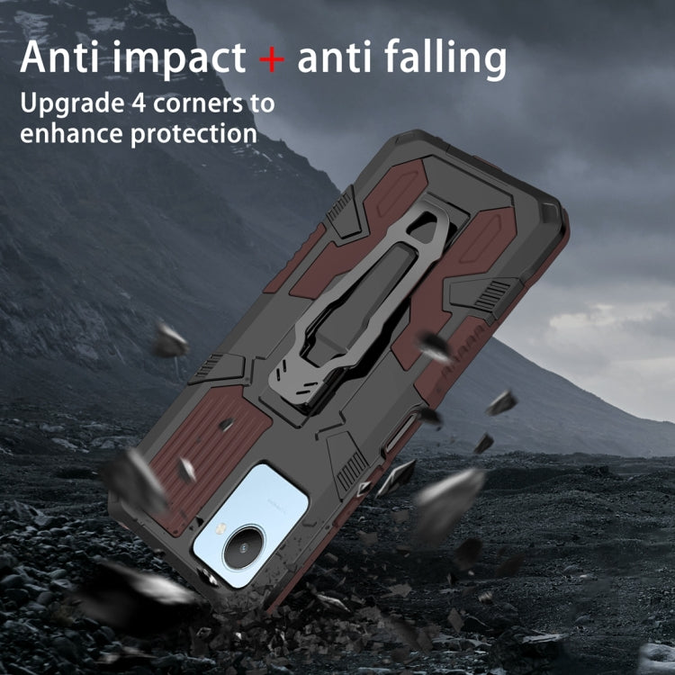 For Realme C30 Armor Warrior Shockproof PC + TPU Phone Case