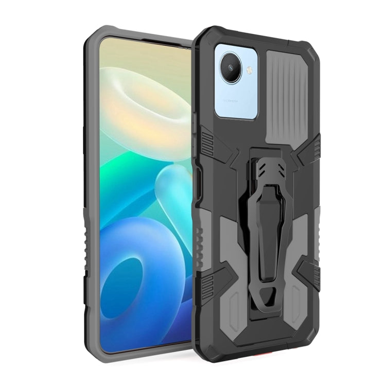 For Realme C30 Armor Warrior Shockproof PC + TPU Phone Case