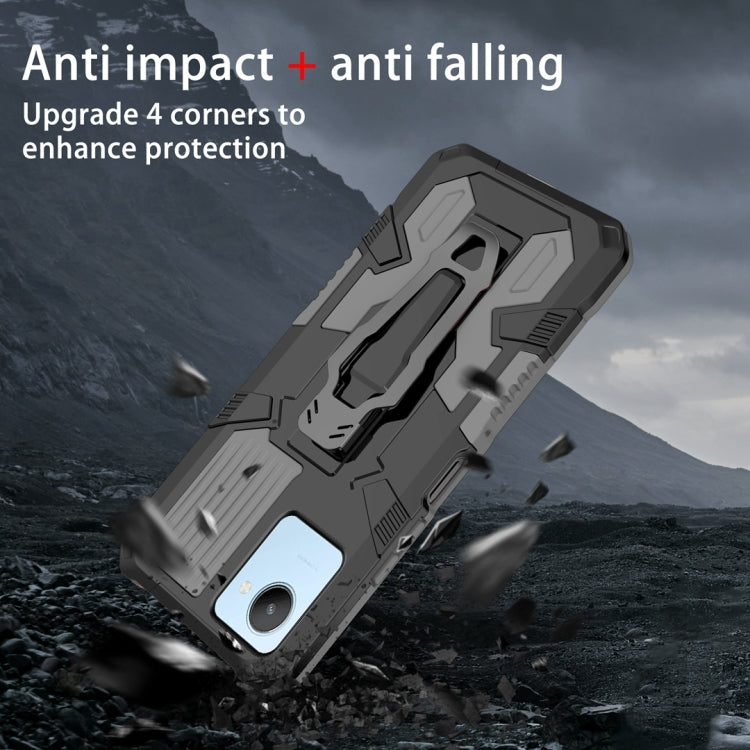 For Realme C30 Armor Warrior Shockproof PC + TPU Phone Case