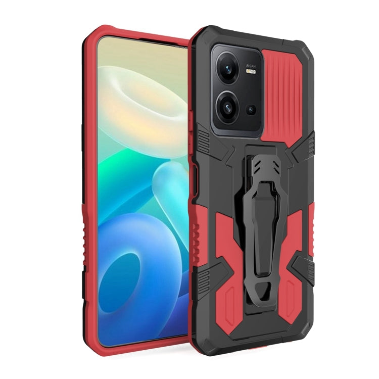 For vivo V25 Armor Warrior Shockproof PC + TPU Phone Case