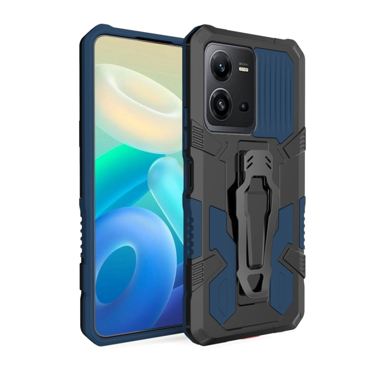 For vivo V25 Armor Warrior Shockproof PC + TPU Phone Case