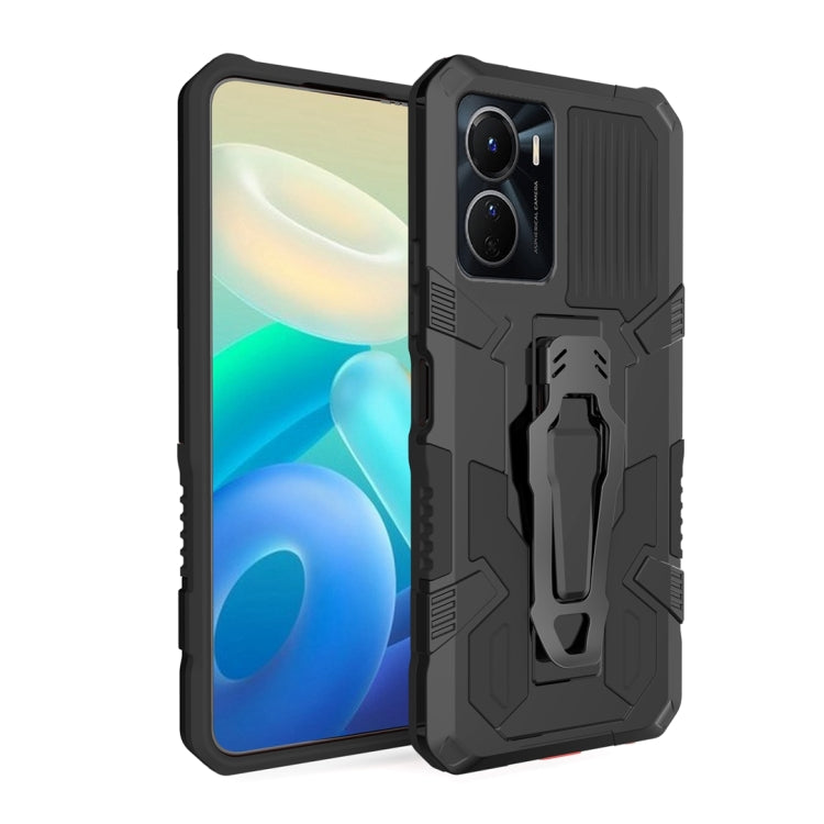 For vivo Y16 Armor Warrior Shockproof PC + TPU Phone Case