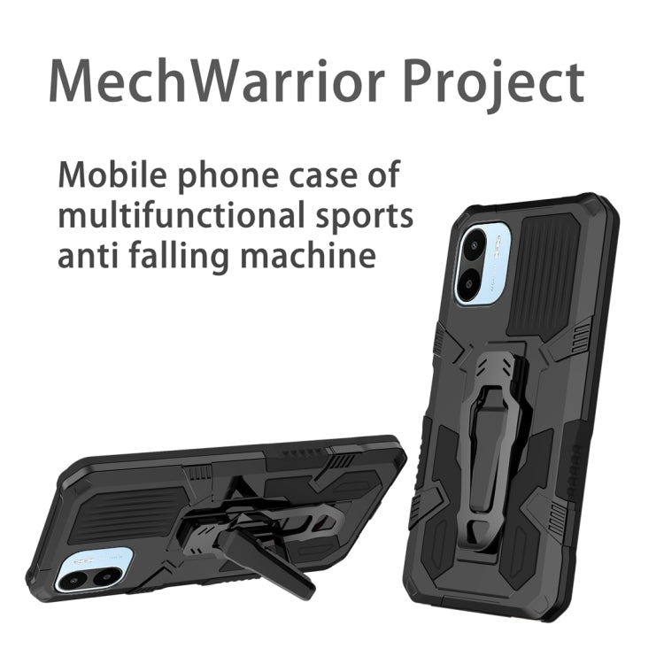 For Xiaomi Redmi A1 Armor Warrior Shockproof PC + TPU Phone Case