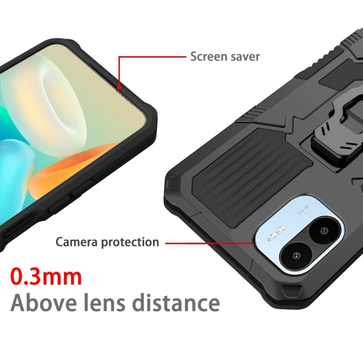For Xiaomi Redmi A1 Armor Warrior Shockproof PC + TPU Phone Case
