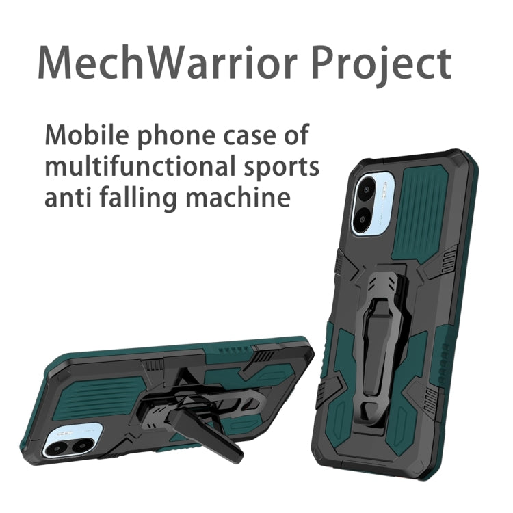 For Xiaomi Redmi A1 Armor Warrior Shockproof PC + TPU Phone Case
